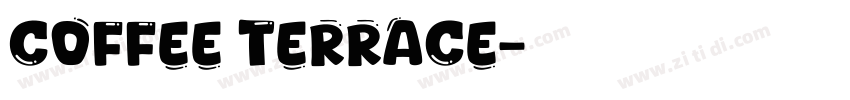 Coffee Terrace字体转换